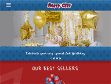 Tablet Screenshot of partycity.sg